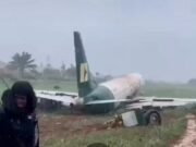 BREAKING: Enugu Air Plane Crash Lands In Benin City Airport (VIDEO)